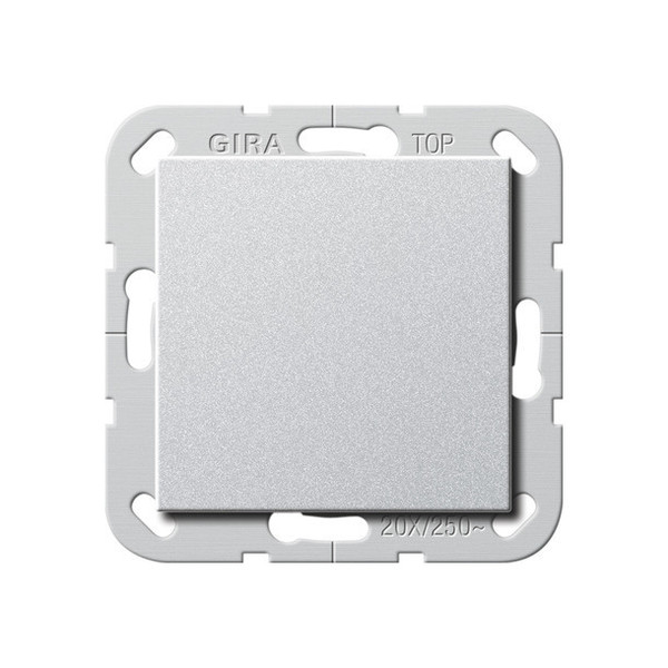 Gira 283626 Wippschalter BS 20 AX Aus 2-polig System 55 F Alu