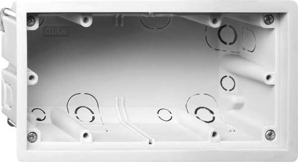 Gira 289700 Gerätedose 2-fach flach Gira E2