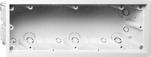 Gira 289800 Gerätedose 3-fach flach Gira E2