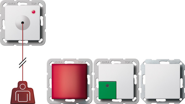 Gira 291403 Notrufset System 55 Reinweiß