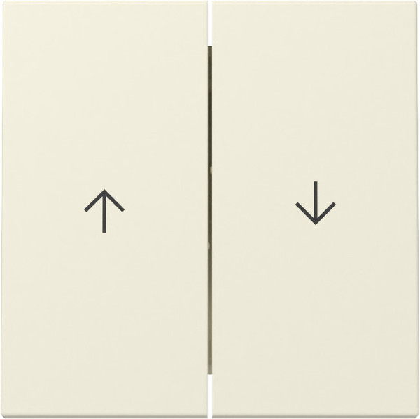 Gira 329401 Wippe 2-fach Pfeil System 55 Cremeweiß