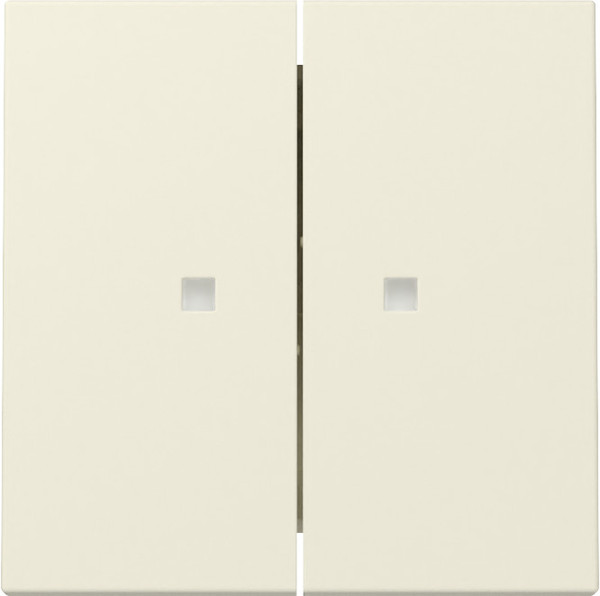 Gira 363101 Wippe 2-fach Kontrollfür System 55 Cremeweiß