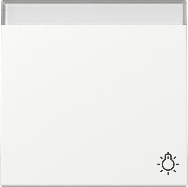 Gira 367327 Wippe Symbol Klingel + Beschriftungsfeld System 55 Reinweiß m