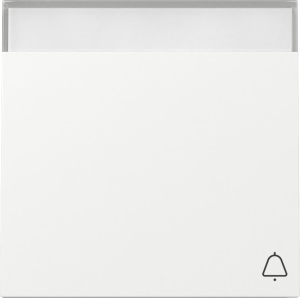 Gira 367370 Wippe Symbol Klingel + Beschriftungsfeld Flächenschalter Reinweiß