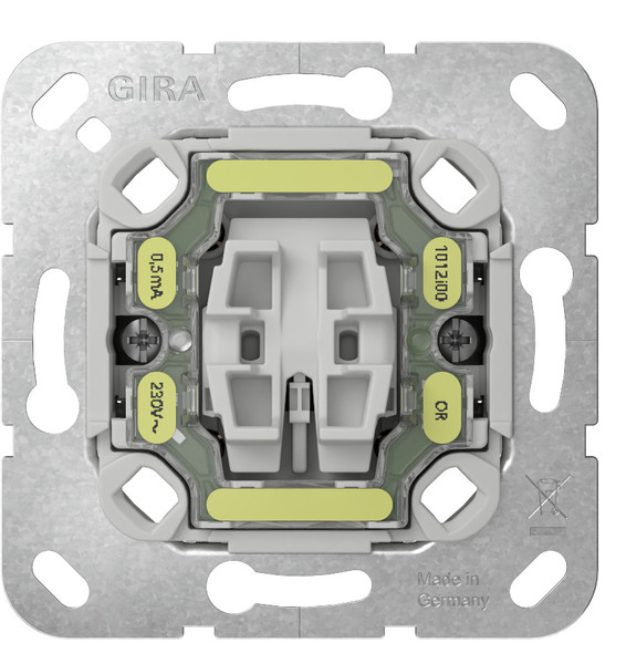 Gira 382200 Wipp-Kontroll Aus 2-polig ohne Befestigungskrallen Einsatz