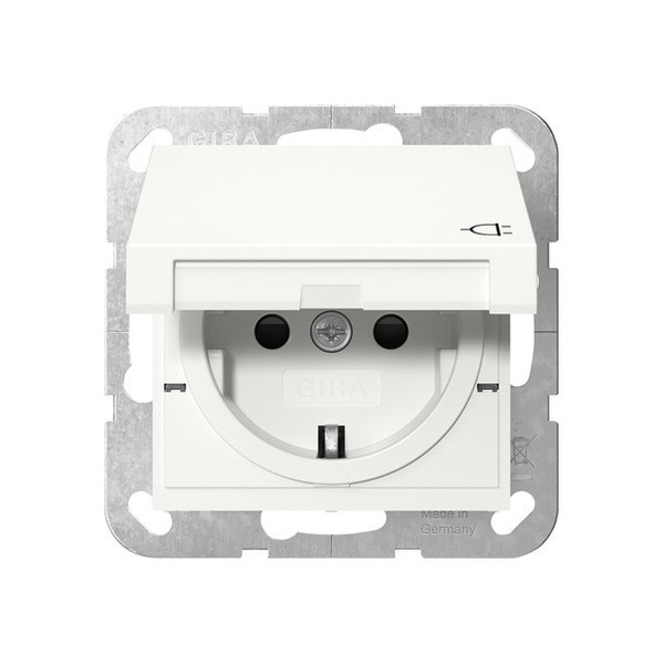 Gira 441403 SCHUKO-Steckdose KD + SP System 55 Reinweiß
