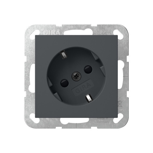 Gira 441828 SCHUKO-Steckdose 30° + SP System 55 Anthrazit