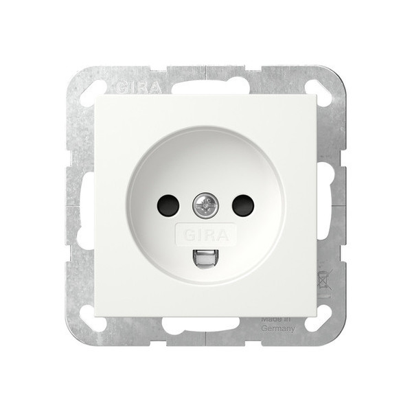 Gira 442203 Steckdose Dänisch SP System 55 Reinweiß