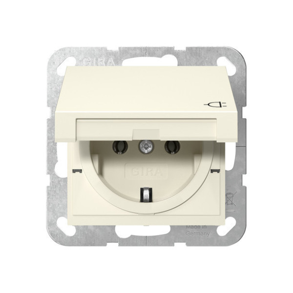 Gira 445401 SCHUKO-Steckdose KD System 55 Cremeweiß