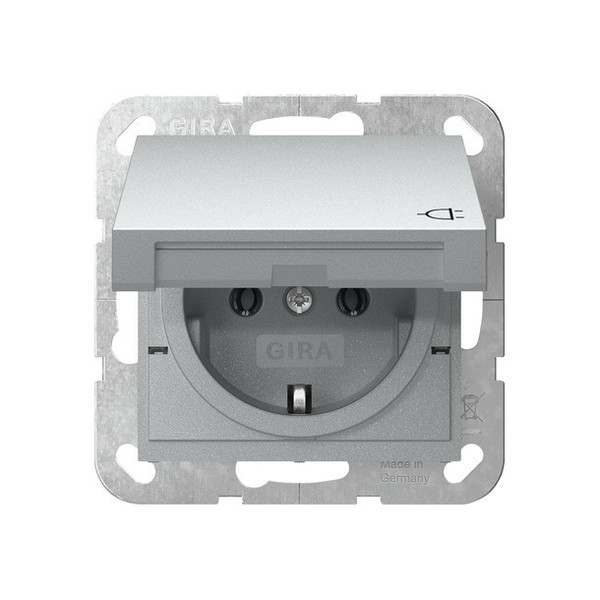Gira 445426 SCHUKO-Steckdose KD System 55 F Alu