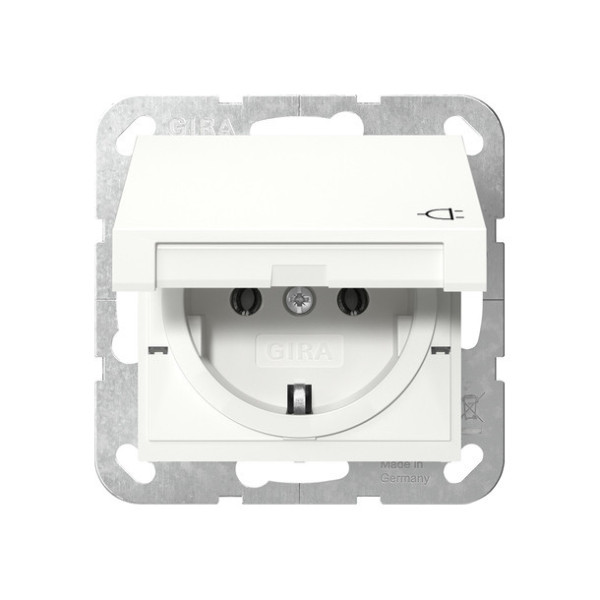 Gira 445427 SCHUKO-Steckdose KD System 55 Reinweiß m