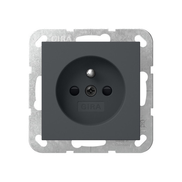Gira 448528 Steckdose Erdstift + SP System 55 Anthrazit