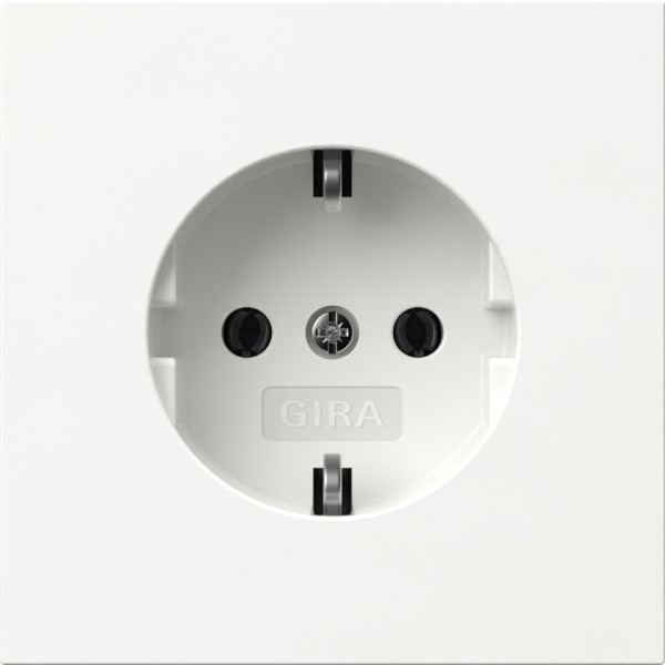 Gira 492070 Abdeckung SCHUKO-Steckdose Flächenschalter Reinweiß