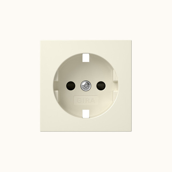 Gira 492101 Abdeckung SCHUKO-Steckdose SP System 55 Cremeweiß
