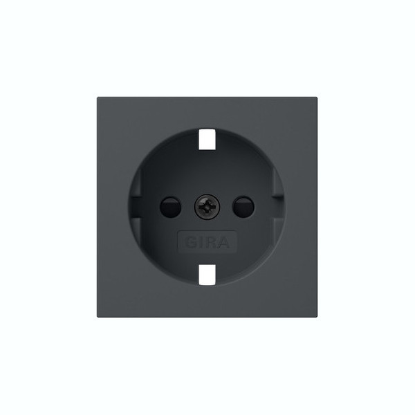 Gira 492128 Abdeckung SCHUKO-Steckdose SP System 55 Anthrazit
