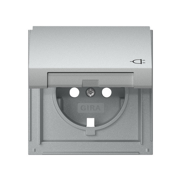 Gira 492265 Abdeckung SCHUKO-Steckdose KD Gira TX_44 F Alu
