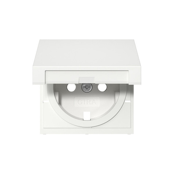 Gira 494227 Abdeckung SCHUKO-Steckdose KD + SP System 55 Reinweiß m