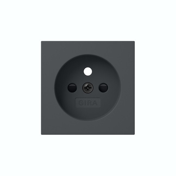 Gira 494528 Abdeckung Steckdose Erdstift SP System 55 Anthrazit