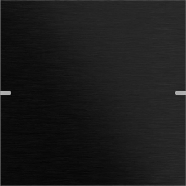 Gira 5021126 Wippenset 1-fach Tastsensensor 4.95 Alum.Schwarz(elox.)