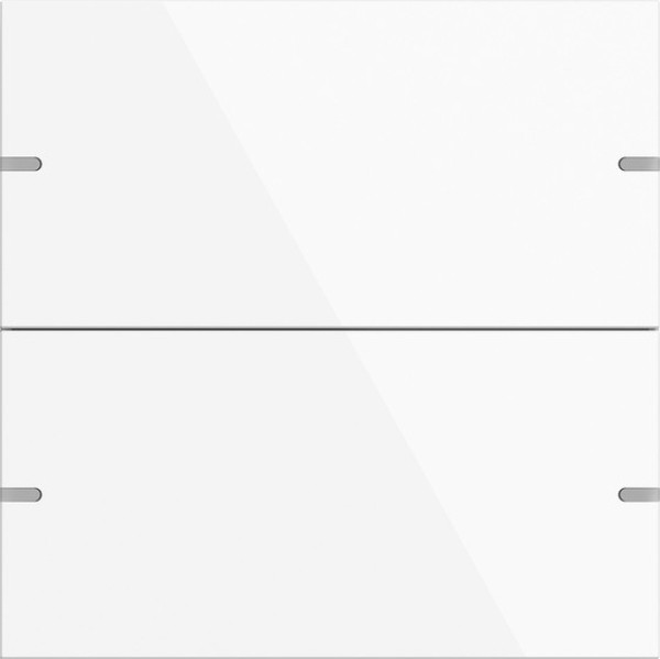 Gira 5022903 Wippenset 2-fach Tastsensensor 4.95 Alum.Reinweiß(lack.)