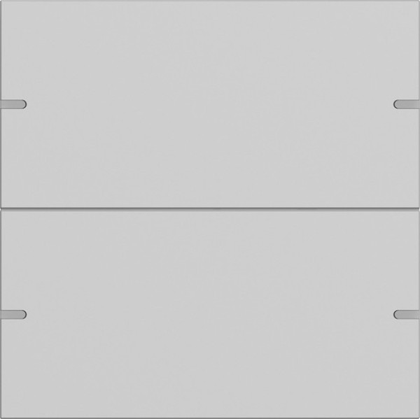 Gira 5022915 Wippenset 2-fach Tastsensensor 4.95 Alum.Grau m(lack.)