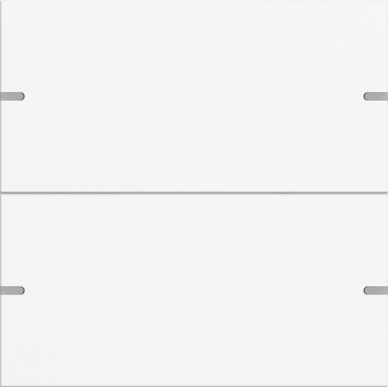 Gira 5022927 Wippenset 2-fach Tastsensensor 4.95 Alum.Reinweiß m(lack.)