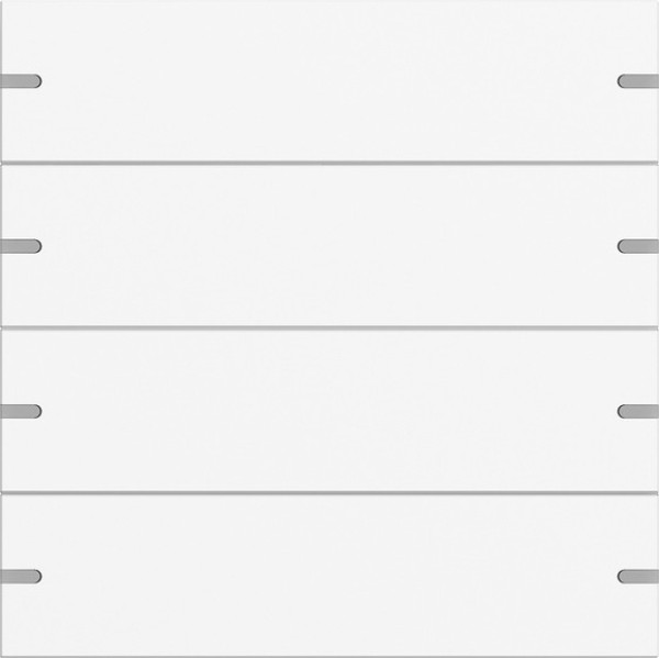 Gira 5024927 Wippenset 4-fach Tastsensensor 4.95 Alum.Reinweiß m(lack.)