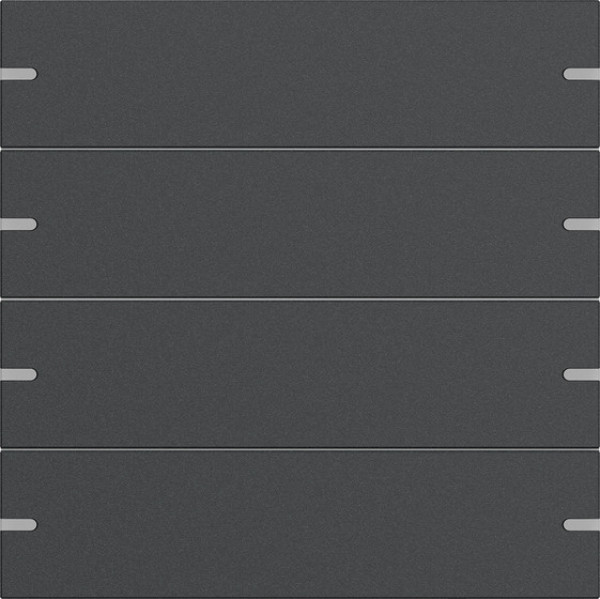 Gira 5024928 Wippenset 4-fach Tastsensensor 4.95 Alum.Anthrazit(lack.)