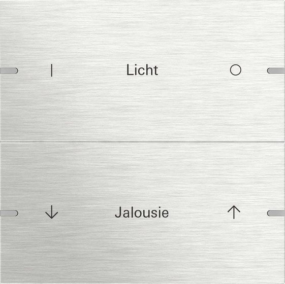 Gira 5032219 Wippenset 2-fach individuell Tastsensensor 4.95 Edelstahl