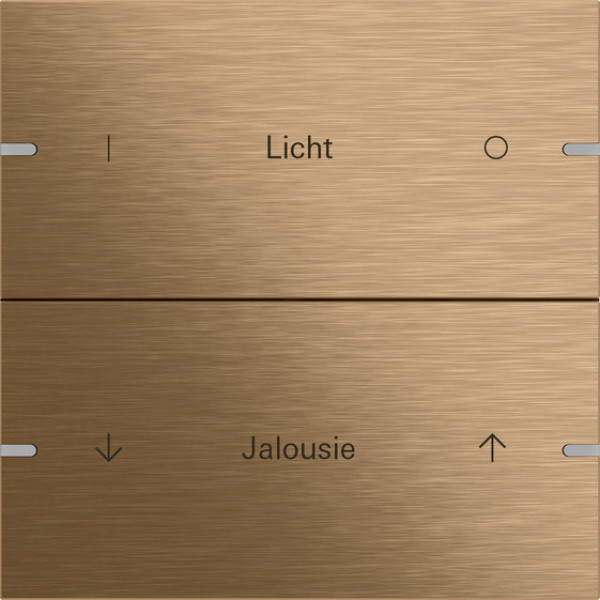 Gira 503238 Wippenset 2-fach individuell Tastsensensor 4.95 Bronze