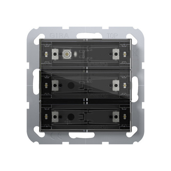 Gira 504300 Tastsensensor 4.55 Komfort 3-fach OneKNX