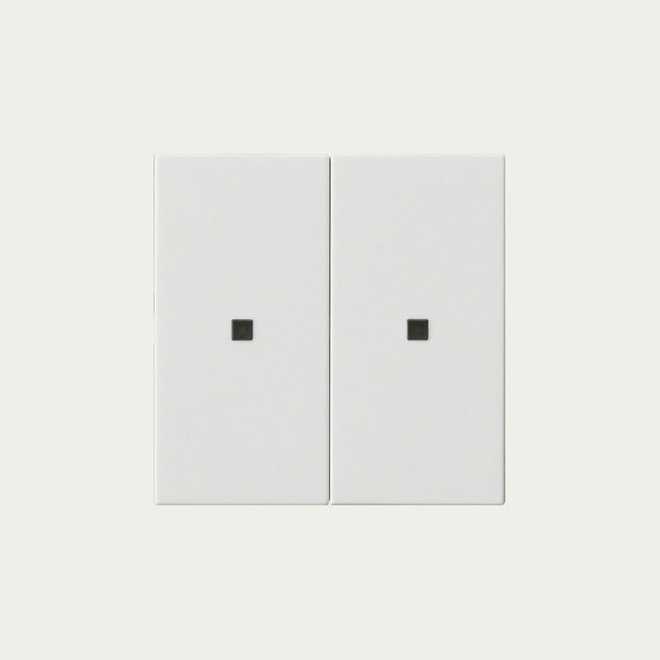 Gira 510703 RF BedienAufsatz 2-fach KNX System 55 Reinweiß