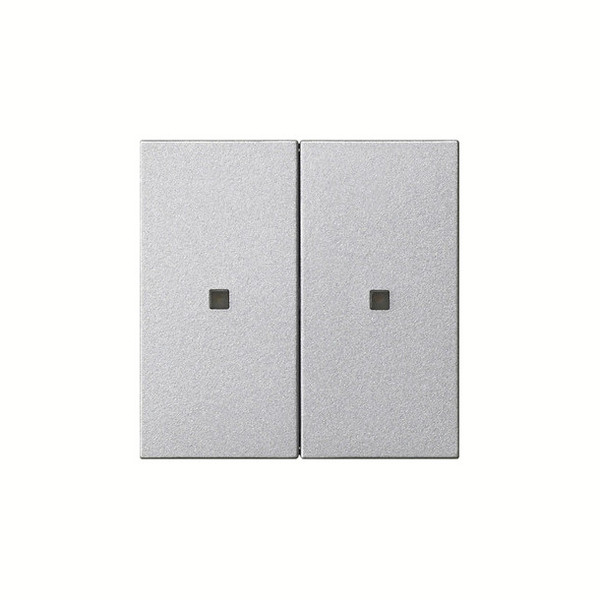 Gira 510726 RF BedienAufsatz 2-fach KNX System 55 F Alu