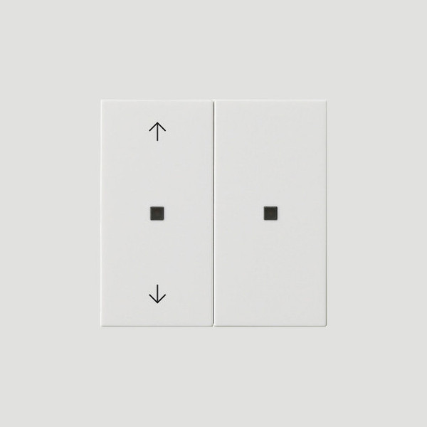 Gira 510803 RF BedienAufsatz 2-fach Pfeile KNX System 55 Reinweiß