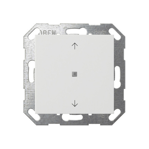 Gira 517227 Taster Wippe 1-fach Pfeile OneKNX System 55 Reinweiß m