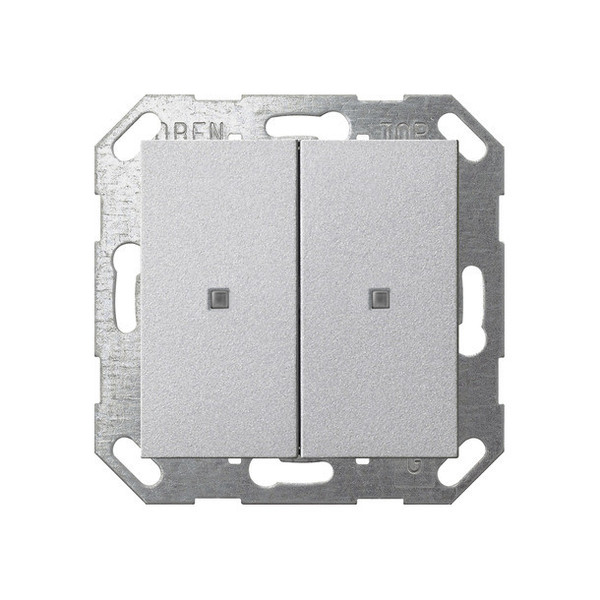 Gira 517326 Taster Wippe 2-fach OneKNX System 55 F Alu