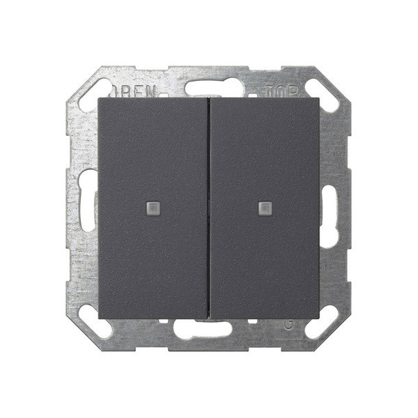 Gira 517328 Taster Wippe 2-fach OneKNX System 55 Anthrazit