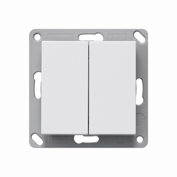 Gira 517803 RF Wandsender 2-fach KNX System 55 Reinweiß