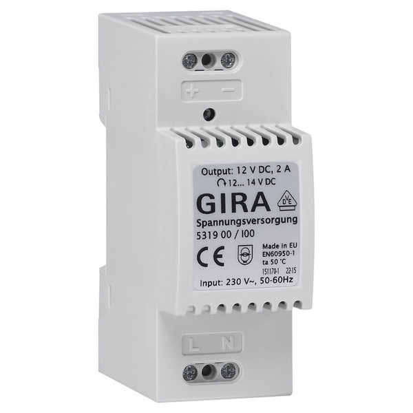 Gira 531900 Spannungsversorgung DC 12 V 2 A REG Elektronik