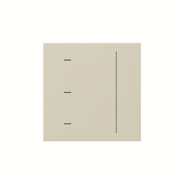 Gira 536501 S3000 TouchAufsatz System 55 Cremeweiß