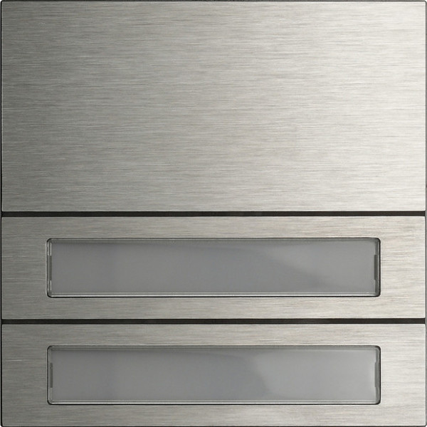 Gira 5532920 Ruftastenmodul 2-fach System 106 Edelstahl