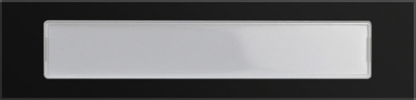 Gira 5547925 Ruftaste Beschriftungsfeld System 106 Schwarz m