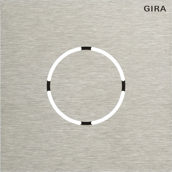 Gira 5578920 Frontplatte Sprachmodul System 106 Edelstahl