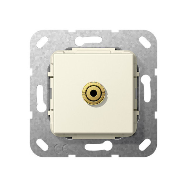 Gira 564901 M-Klinke K-poligeitsche Einsatz Cremeweiß