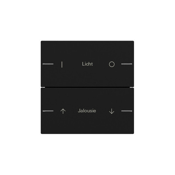 Gira 5762005 Wippenset 2-fach individuell Tastsensensor 4.55 Schwarz m