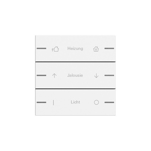 Gira 576327 Wippenset 3-fach individuell Tastsensensor 4.55 Reinweiß m