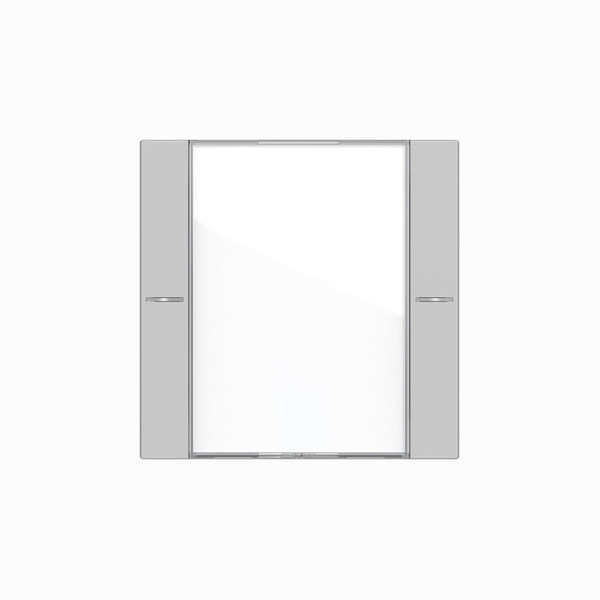 Gira 5771015 Wippenset 1-fach Beschriftungsfeld Tastsensensor 4.55 Klar/Grau m