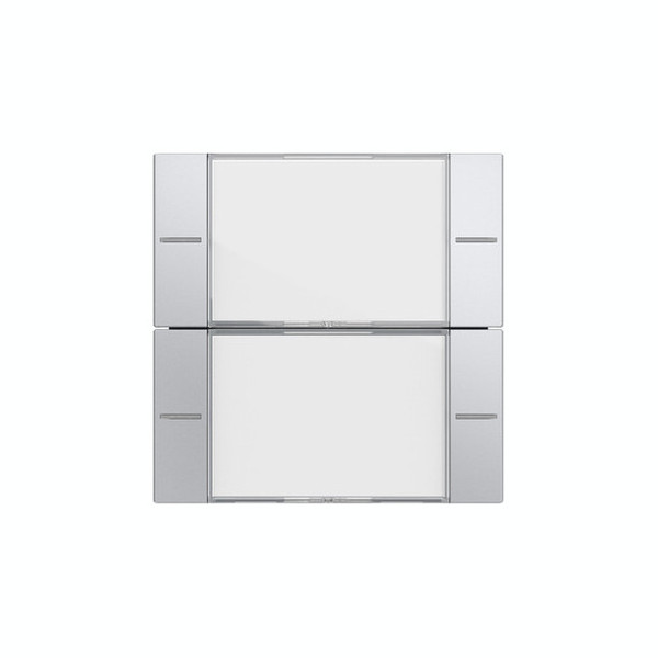 Gira 577226 Wippenset 2-fach Beschriftungsfeld Tastsensensor 4.55 Klar/F Alu