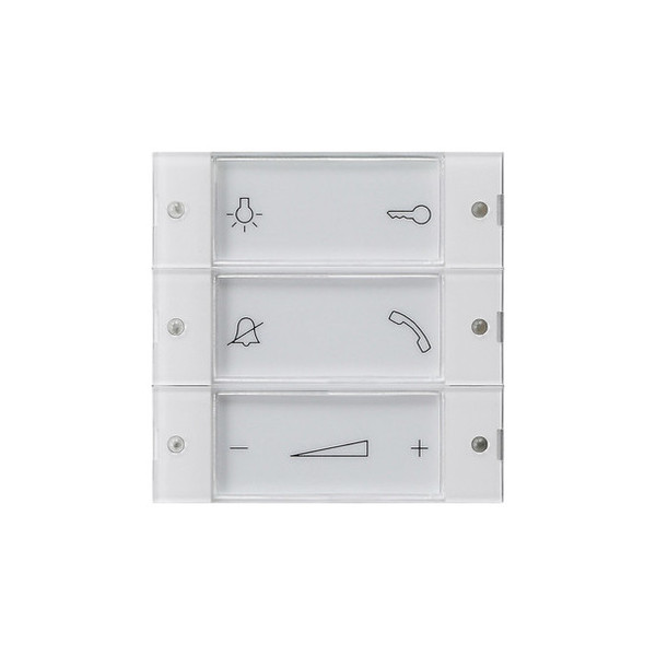 Gira 850003 Aufsatz Bedientaster Wohnungsstation System 55 Klar
