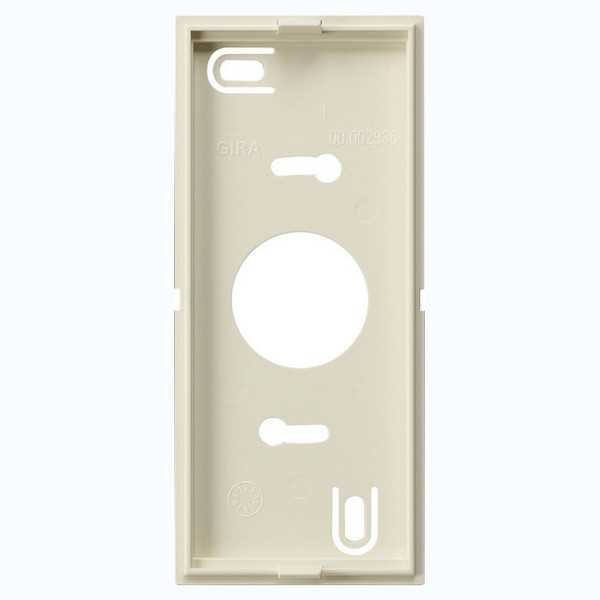 Gira 850501 Montageplatte Wohnungsstation AP + Gong System 55 Cremeweiß